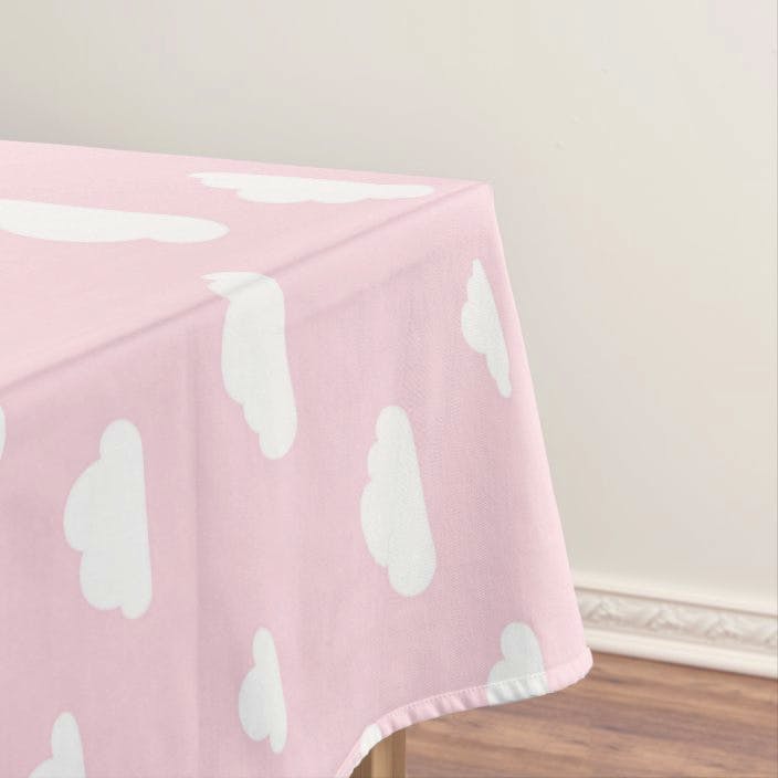 Zazzle White Cartoon Clouds Tablecloth, £92.60