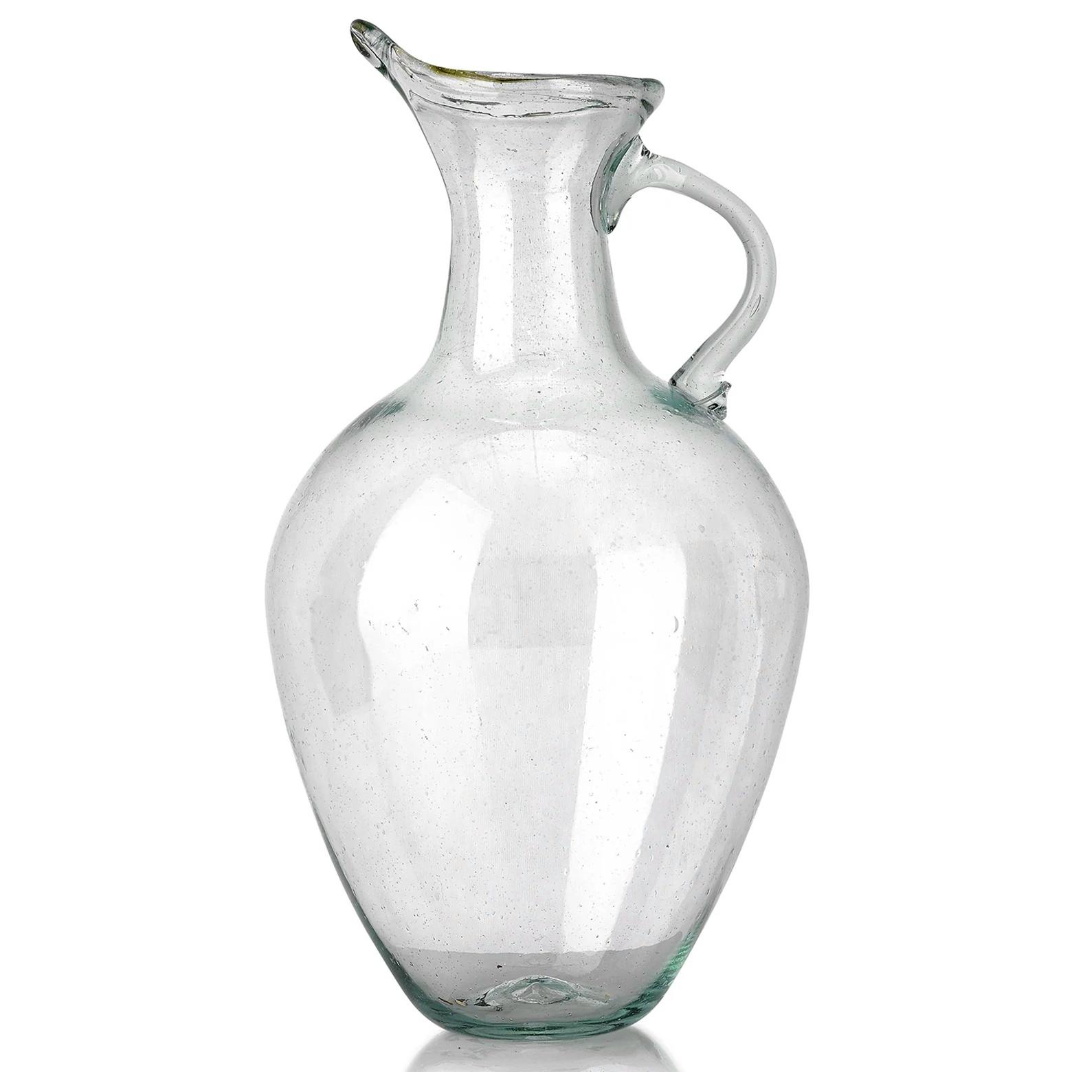 Summerill & Bishop Handblown Glass Teardrop Jug With Handle, £84