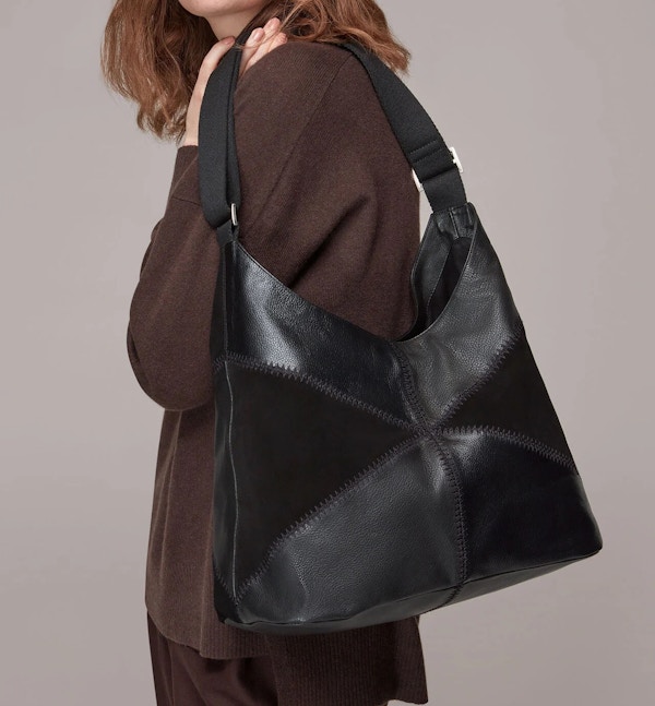 Norah Patchwork Shoulder Bag, £185 Copy