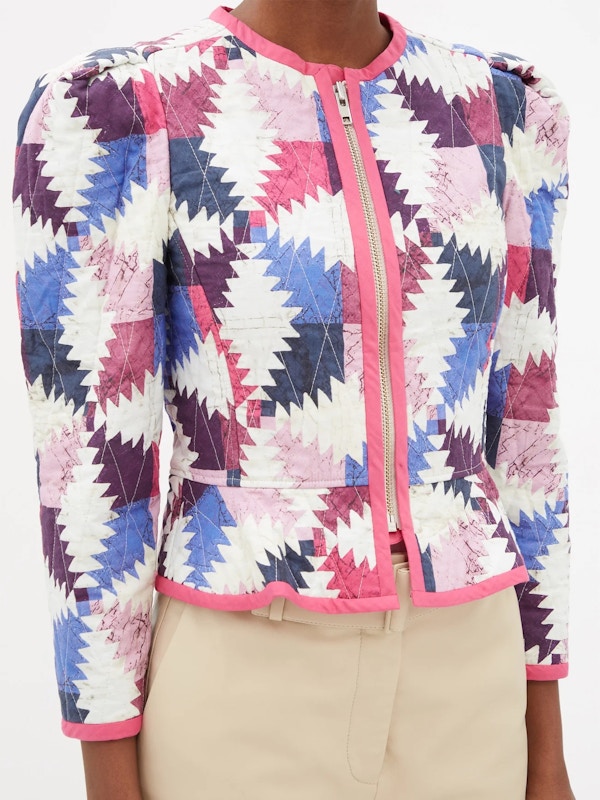 Hafileal Patchwork Printed Quilted Jacket, £395