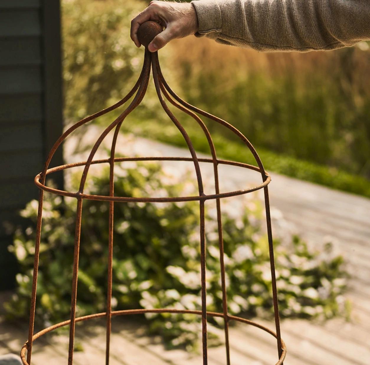 Rowen & Wren Rusted Garden Obelisk, £48