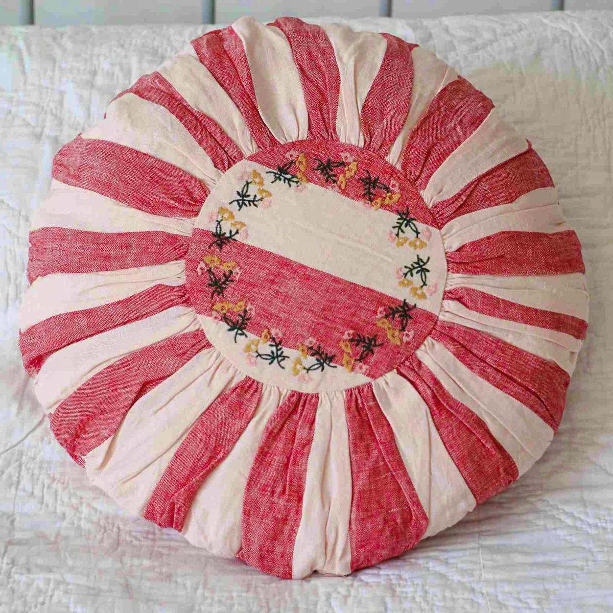 Closet & Botts Round Linen Cushion, £68