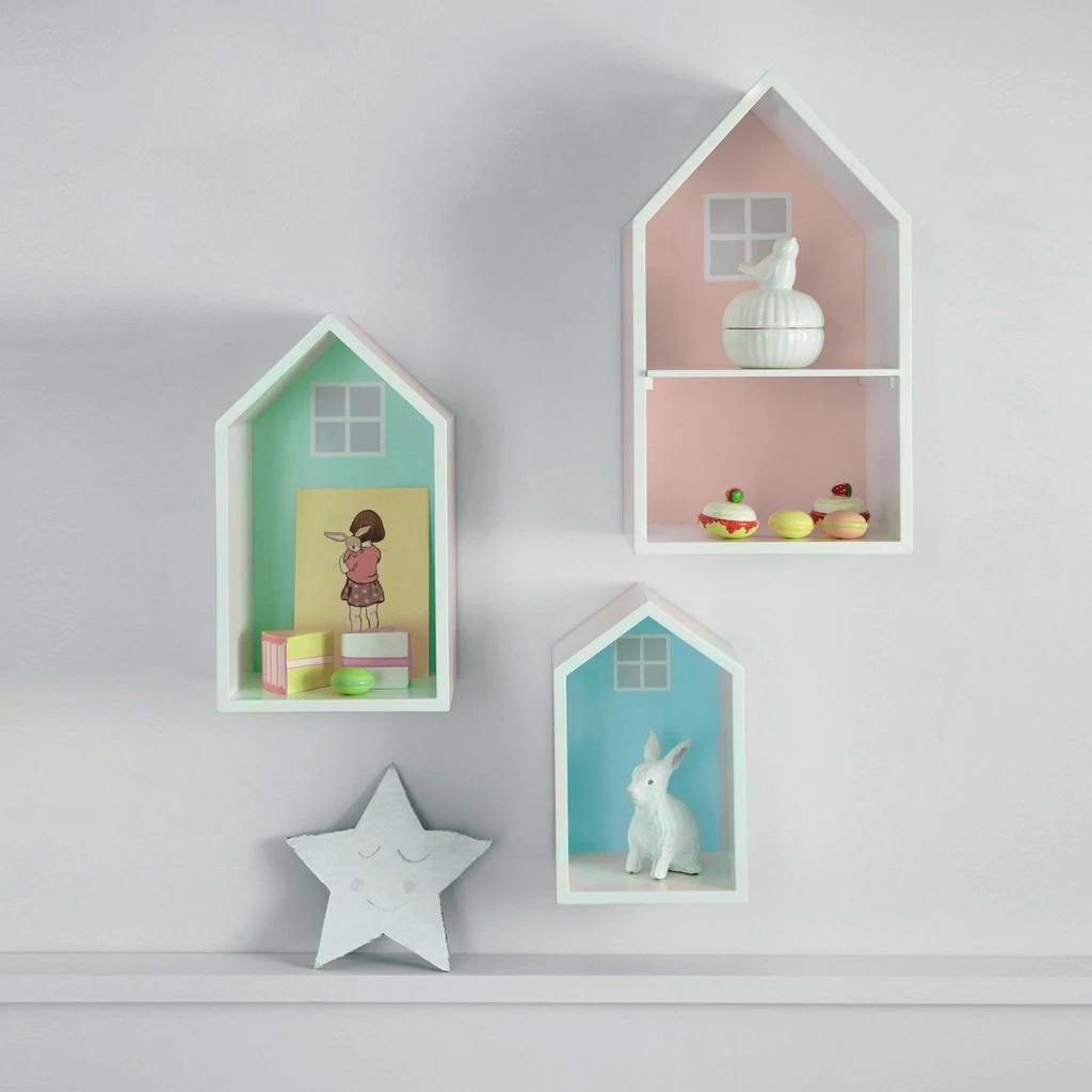 Great Little Trading Co Townhouse Wall Shelves, NOW £33.60
