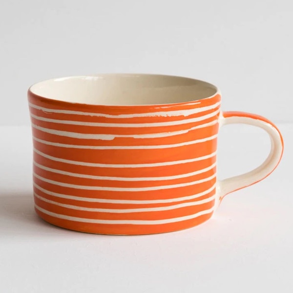 Musango Sgraffito Mug – Tangerine, £18