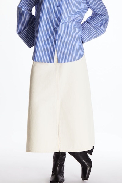 Cos A-Line Denim Skirt, £69