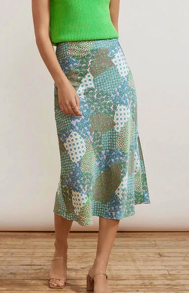 Kitri Dylan Mixed Floral Print Skirt, £115