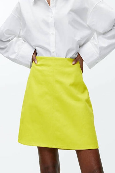 Arket Cotton Twill Mini Skirt, £45