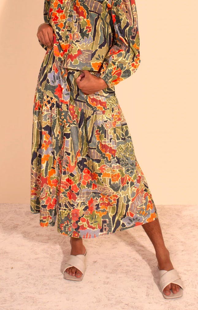 LF Markey Sawyer Skirt Tuscan Florals, £140