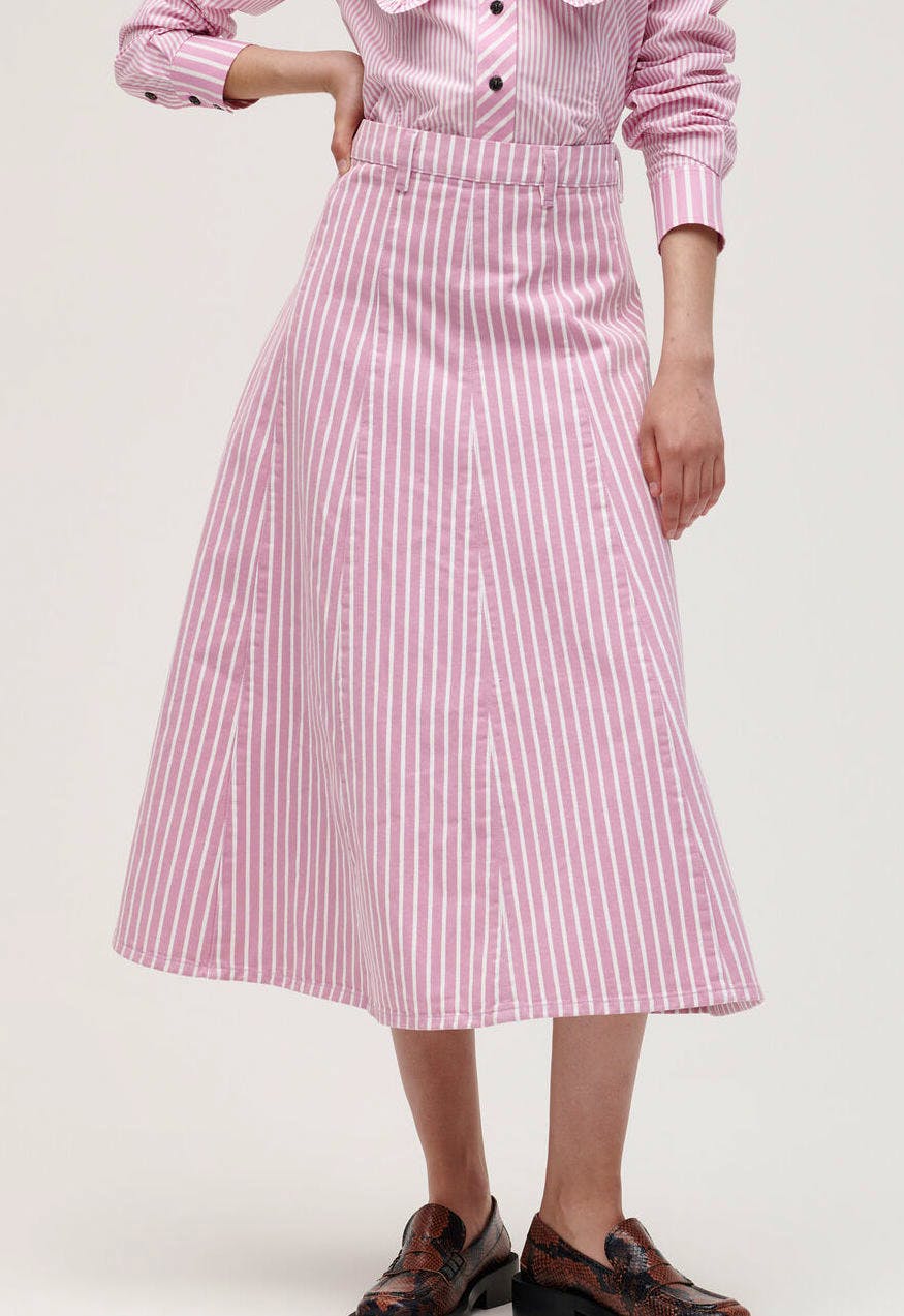 Ganni Midi Denim Skirt, £205