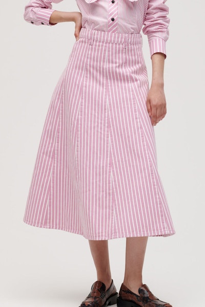 Ganni Midi Denim Skirt, £205