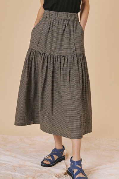 Sideline Willow Skirt – Mini Check, £175