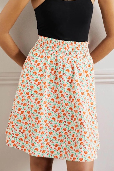Boden Shirred Waist Cotton Skirt, £65