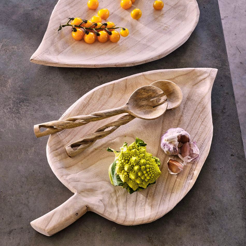 Graham & Green Wooden Leaf Serving Dish, £16.95