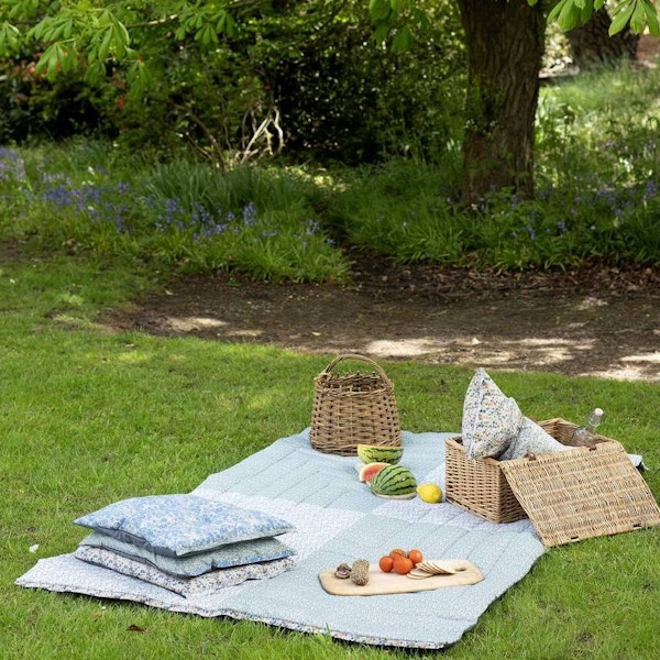 Not On The High Street Liberty Luxe Huge Quilted Outdoor Picnic Rug, £175
