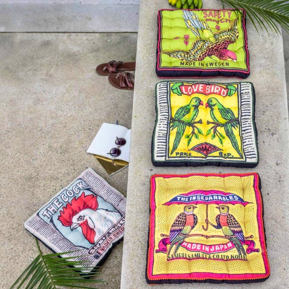 Graham & Green Matchbox Seat Pads, £35