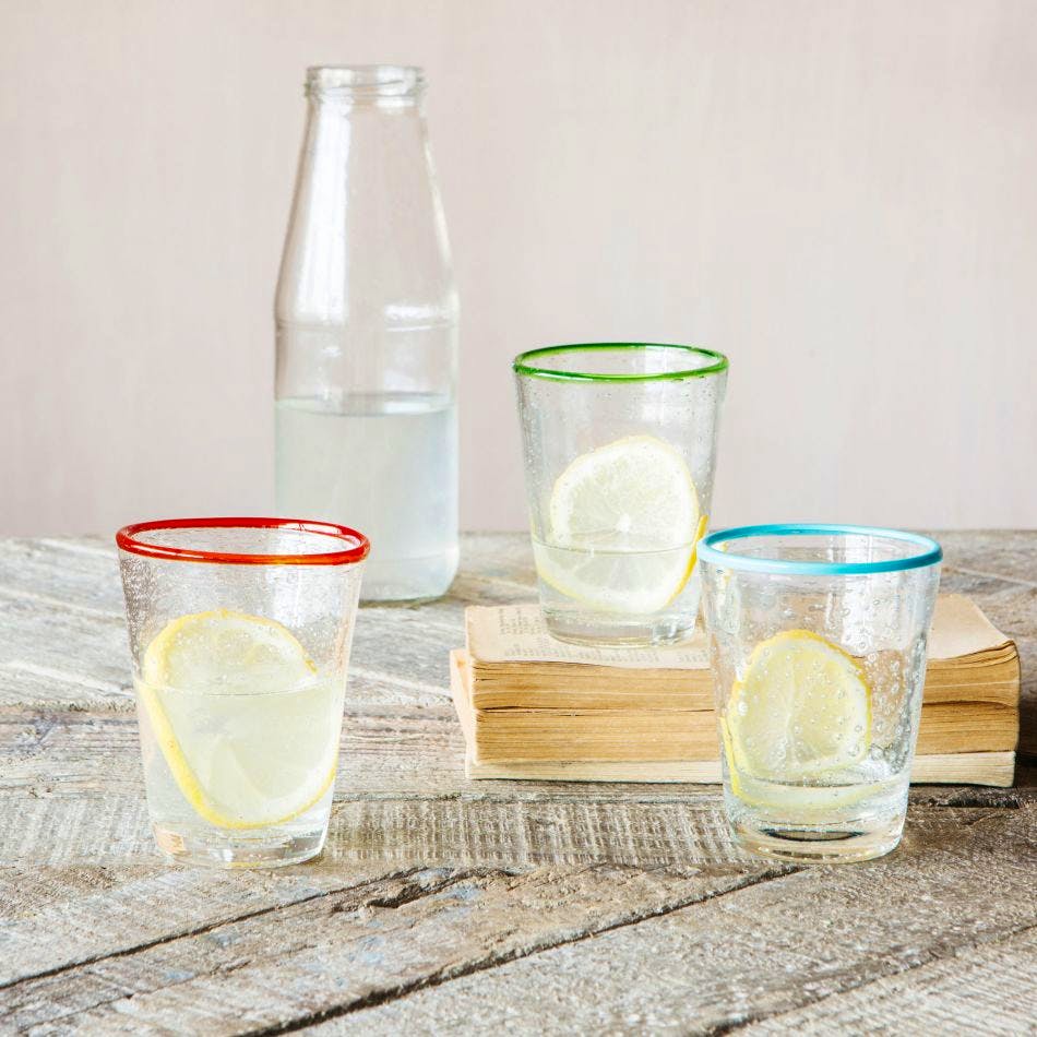 Graham & Green Coloured Rim Glasses, £5.95