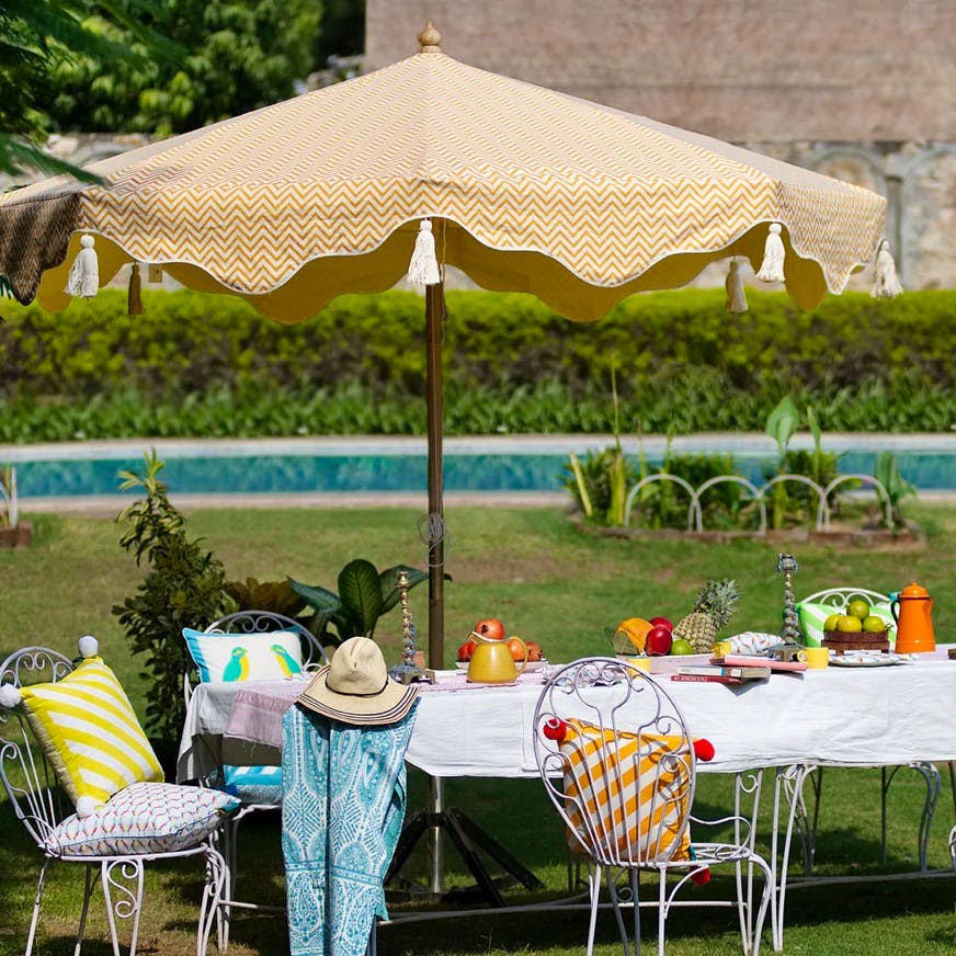 East London Parasol Company Orange Aretha Octagonal Parasol, £965