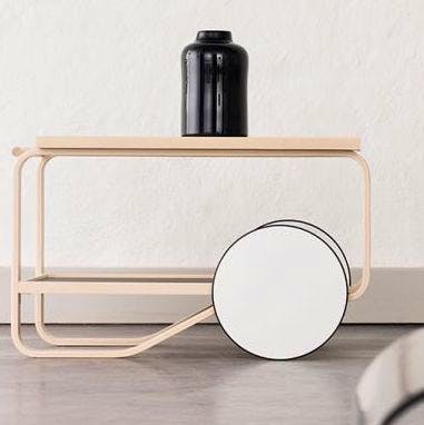 Aino and Alvar Aalto for Artek Tea Trolley 901 White, £1,922