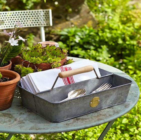 Sophie Conran Galvanised Gardener's Tool Trug, NOW £19.60