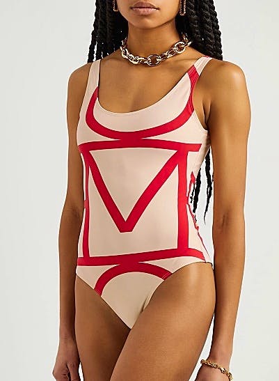 Toteme Logo Swimsuit, £140