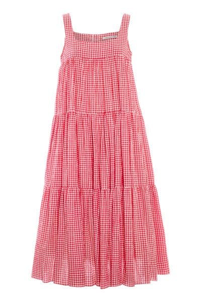 Cabbages & Roses Red Check Dress, £375