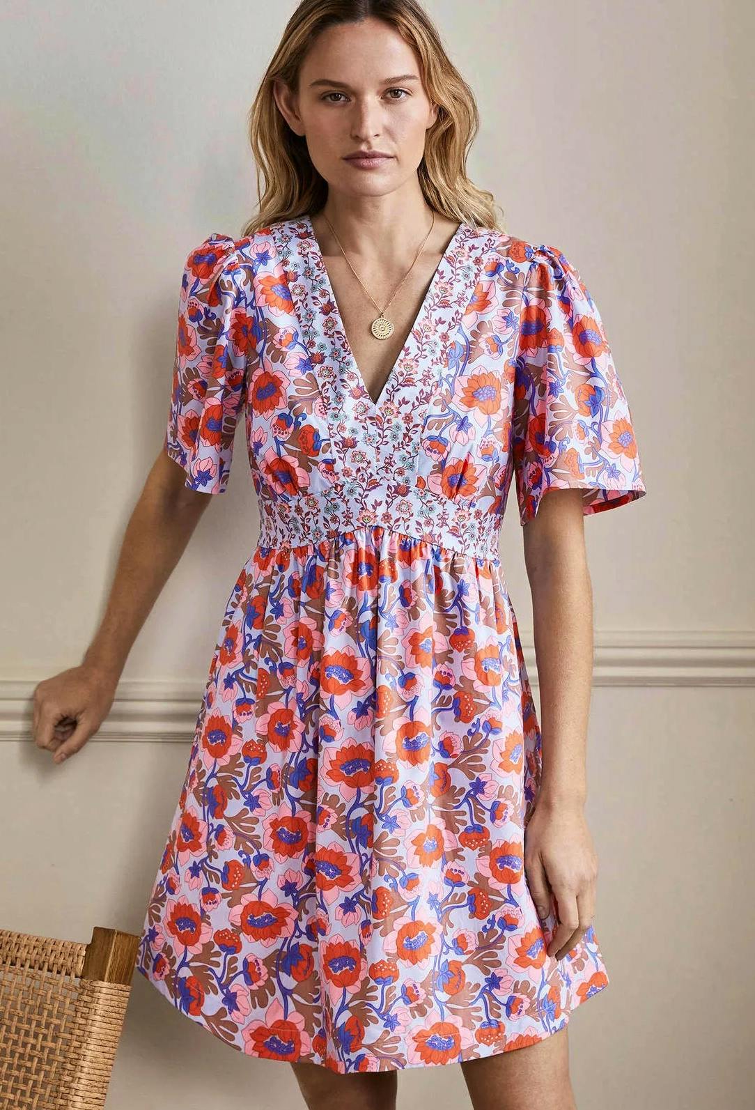 Boden Dusty Blue Dress, £110