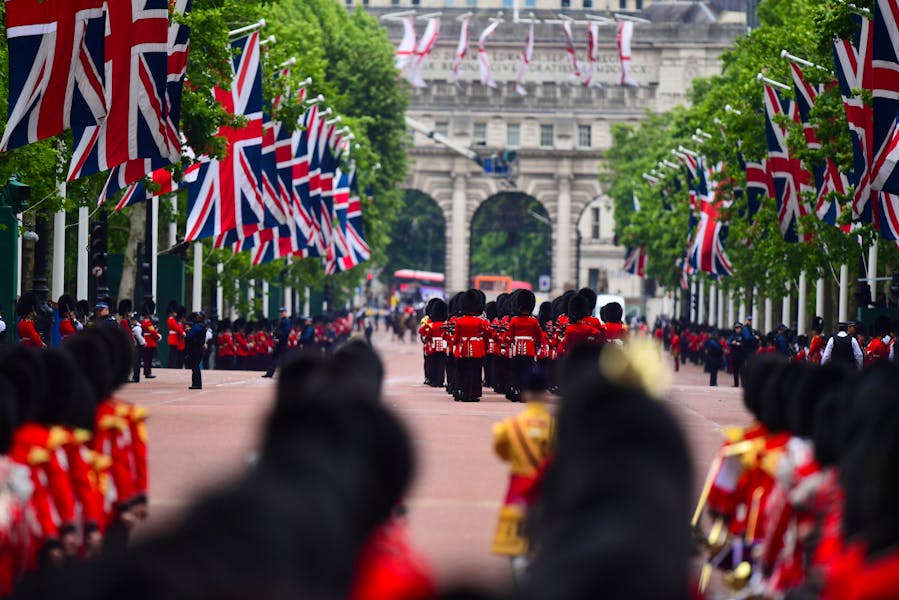 TROOPING OF THE COLOUR