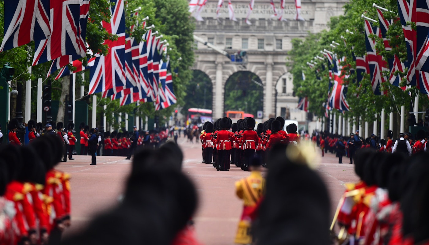 TROOPING OF THE COLOUR