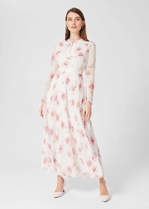 Rosabella Silk Floral Midi Dress, £299 Copy