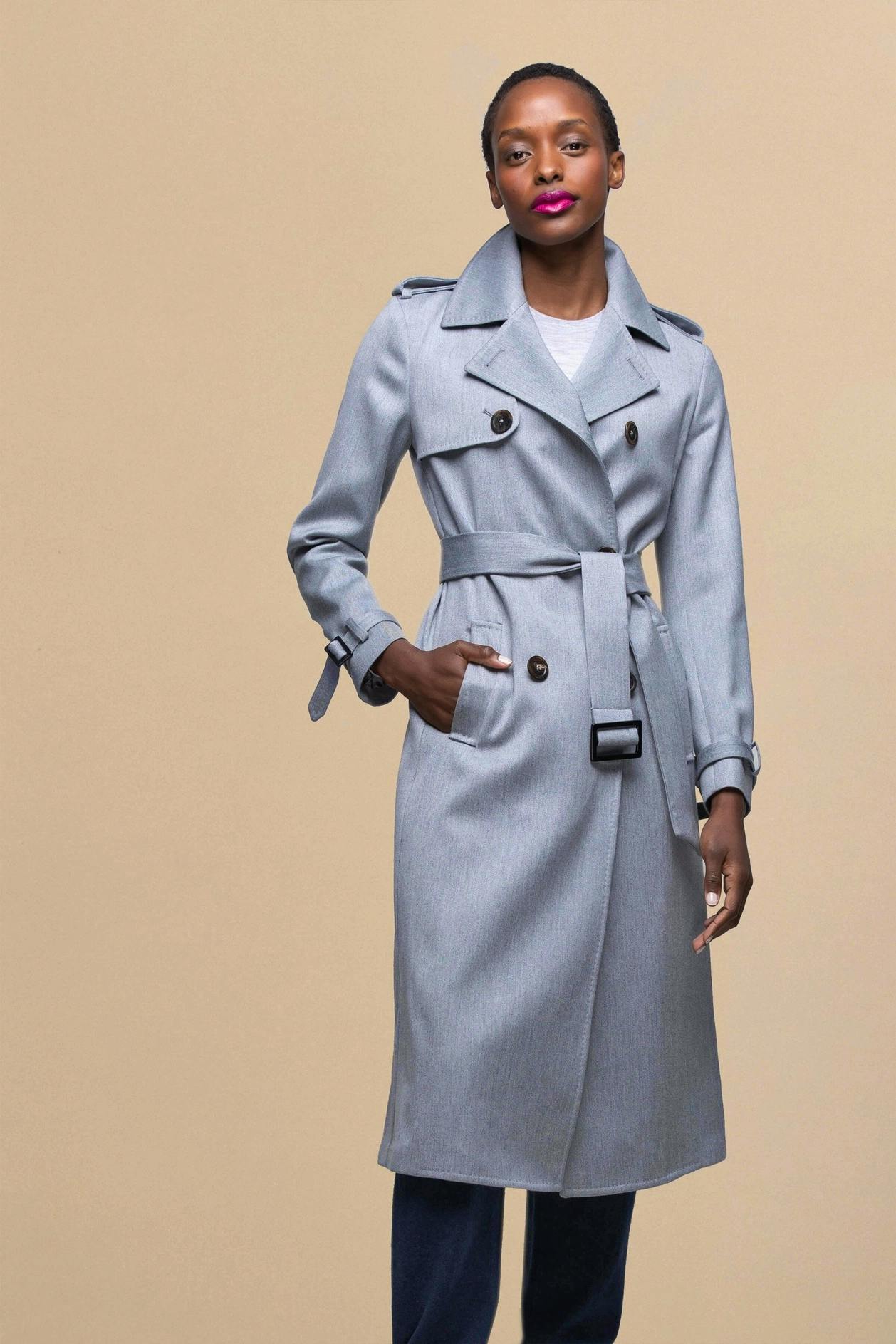 Tivoli Merina Wool Trench Coat £1195