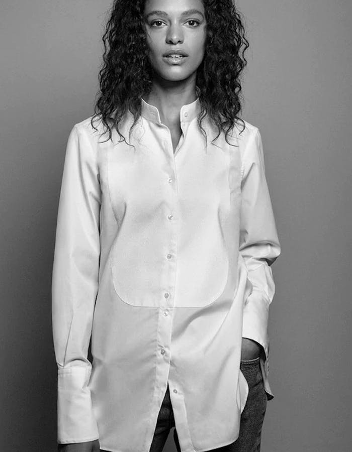 Turnbull And The Deck White Cotton Minimalist Shirt £395