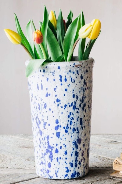 Graham & Green Large Blue Splash Vase, £24.95