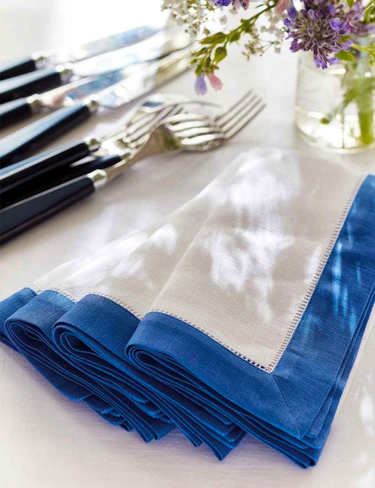 Sophie Conran Blue Linen Napkins, £55