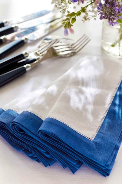 Sophie Conran Blue Linen Napkins, £55