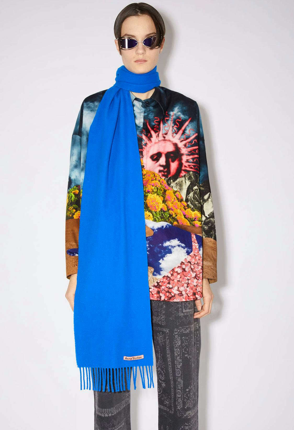 Acne Studios Royal Blue Scarf, £110