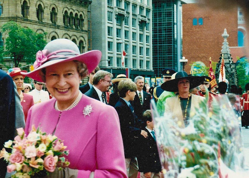 The Queen in Ottawa 1992