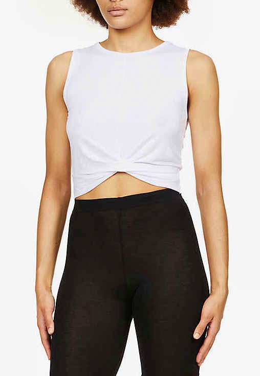 Alo Yoga Cover Relaxed-Fit Stretch-Woven Tank Top, £60