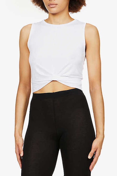 Alo Yoga Cover Relaxed-Fit Stretch-Woven Tank Top, £60