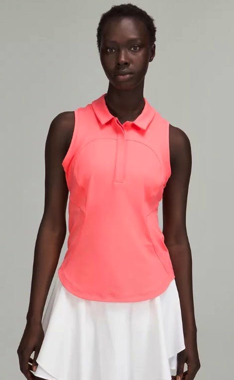 Lulumon Quick Drying Sleeveless Polo Shirt, £58
