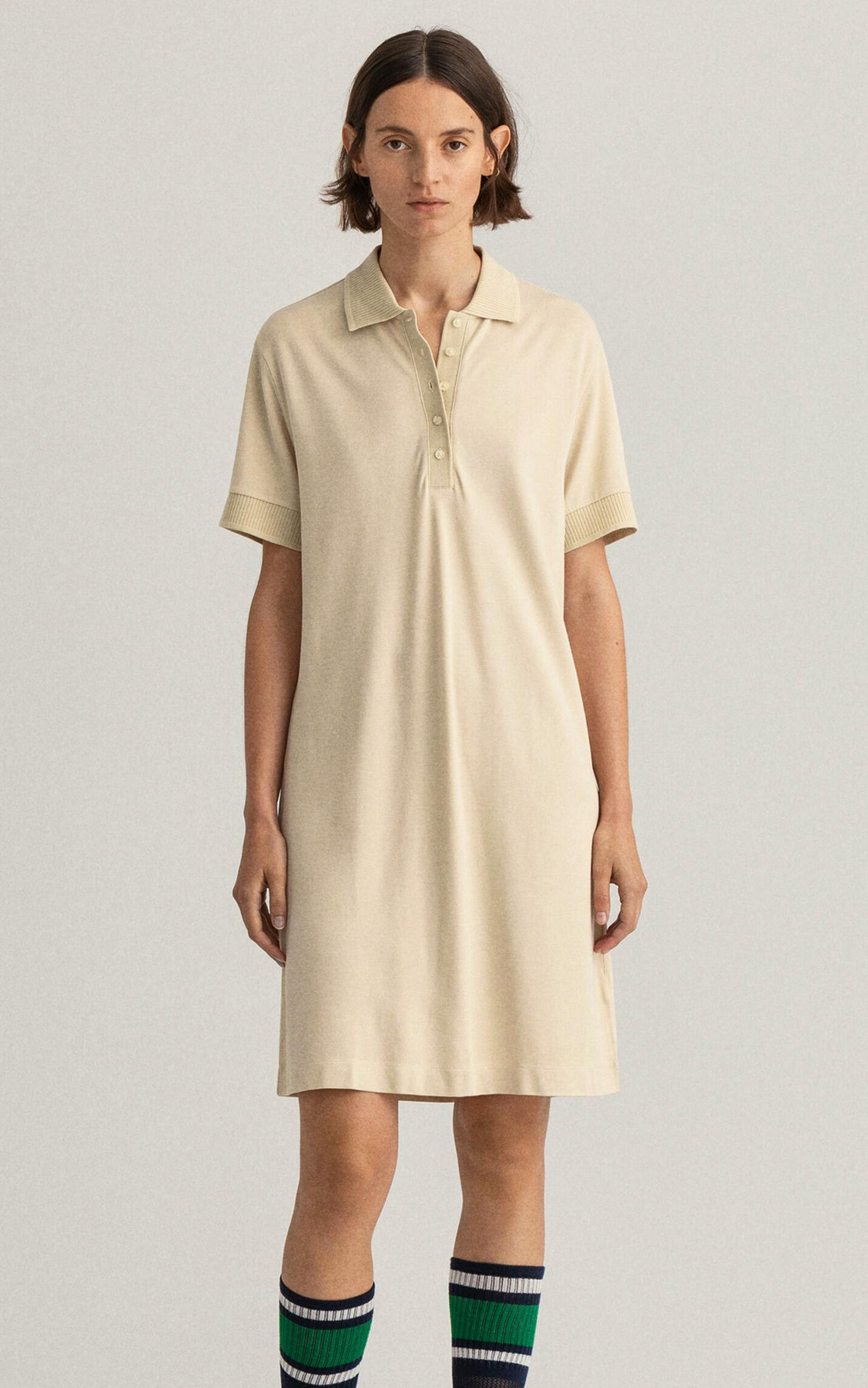 Gant Detail Collar Piqué Polo Dress, £99