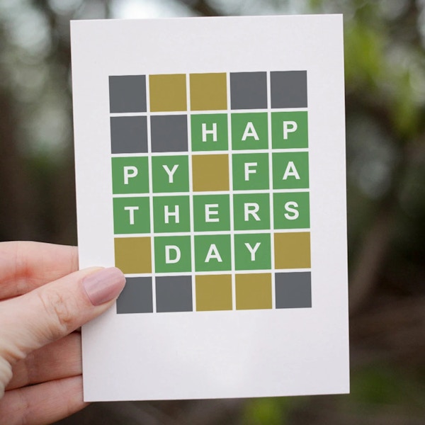 Wordle Father’s Day Card £3.50