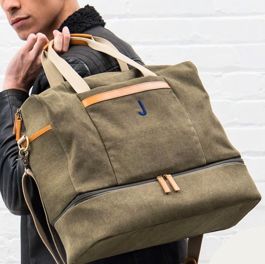 Custom Embroidered Weekend Bag £40.99