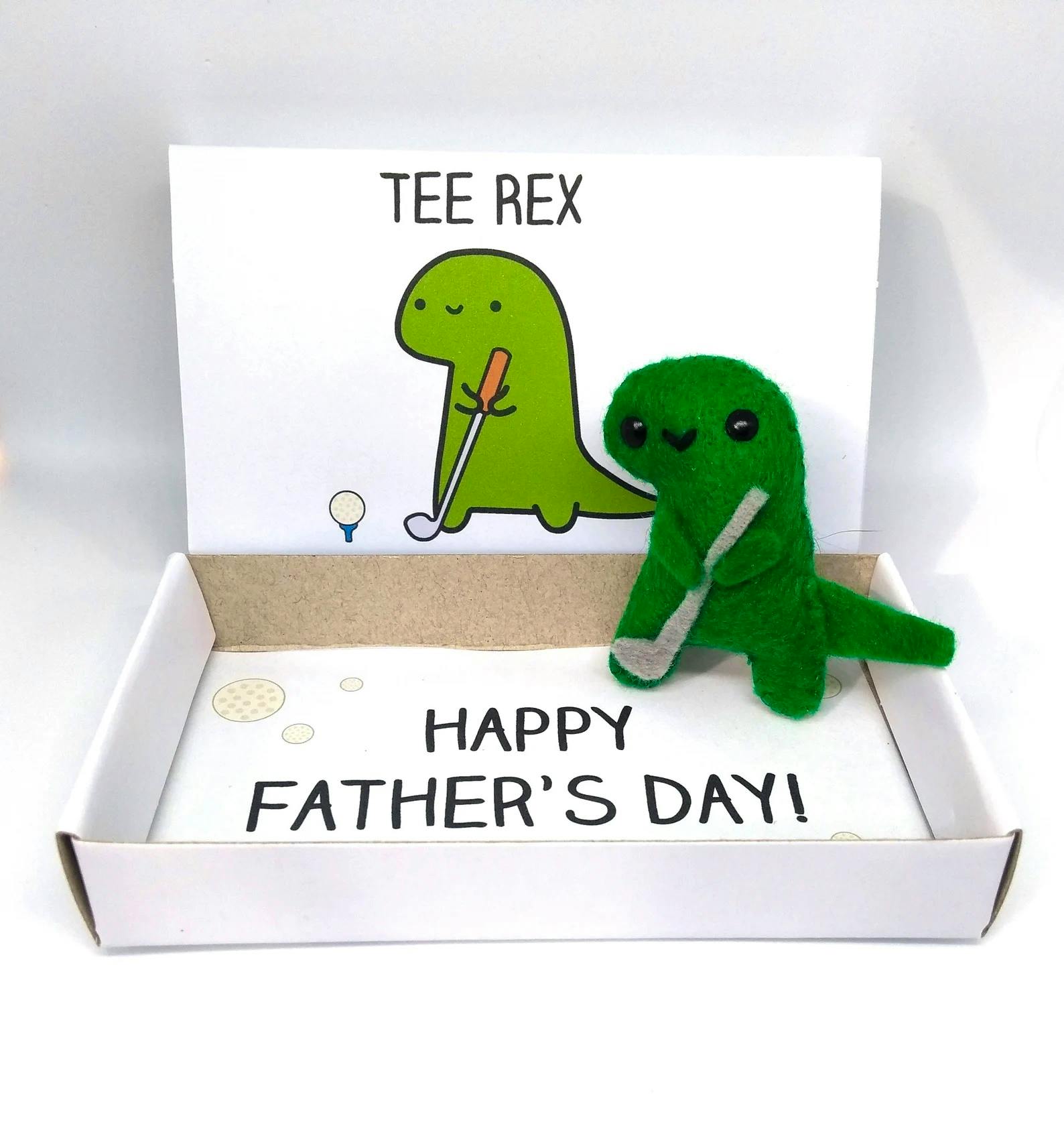 Golf Dinosaur Magnet In A Matchbox £11.80