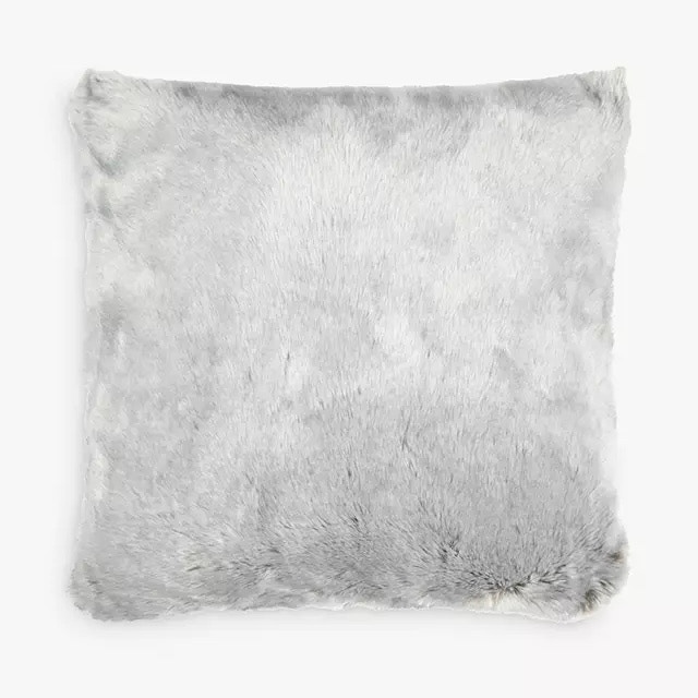 John Lewis Faux Fur Cushion, £20
