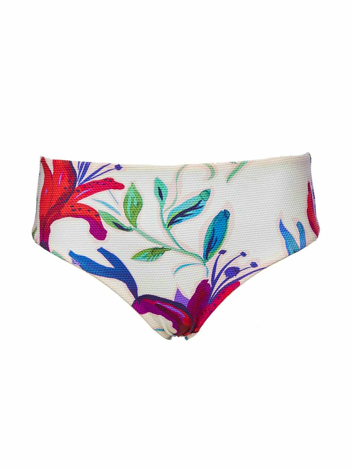 La Double J White Multi Floral Printed Bikini Bottoms, £95