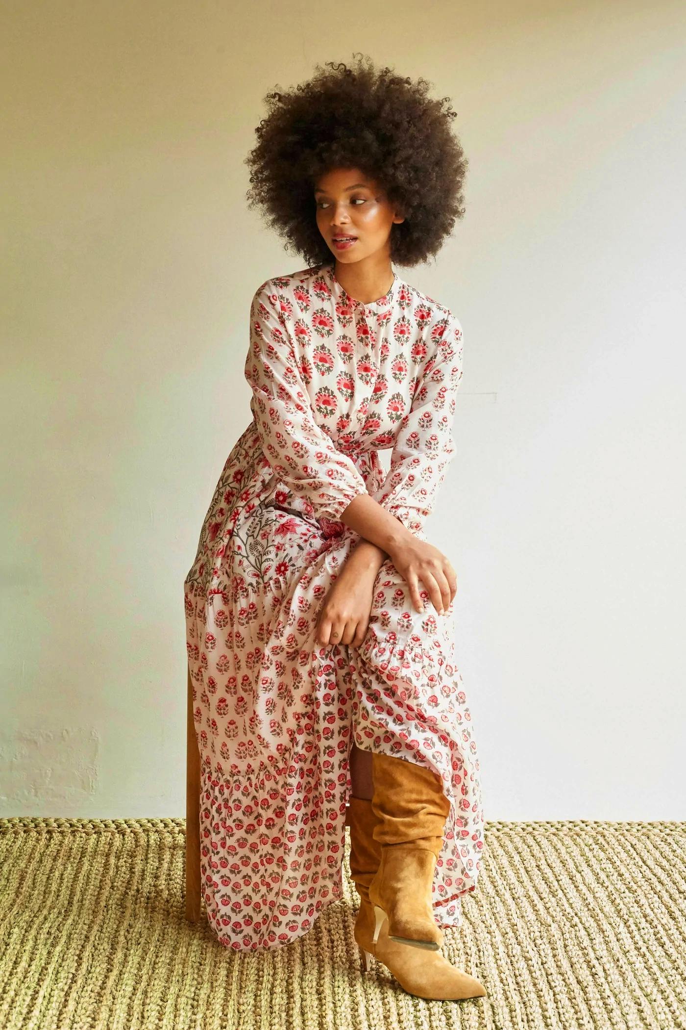 Dilli Grey Ellie Patchwork Maxi Dress, £139