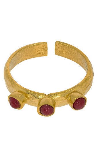 Ottoman Hands Red Agate Ring, £40