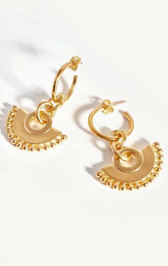 Missoma Zenyu Chandelier Hoop Earrings, £125