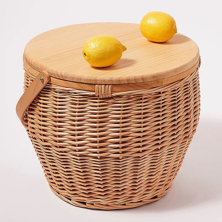 Sunny Life Round Picnic Cooler Basket, £120
