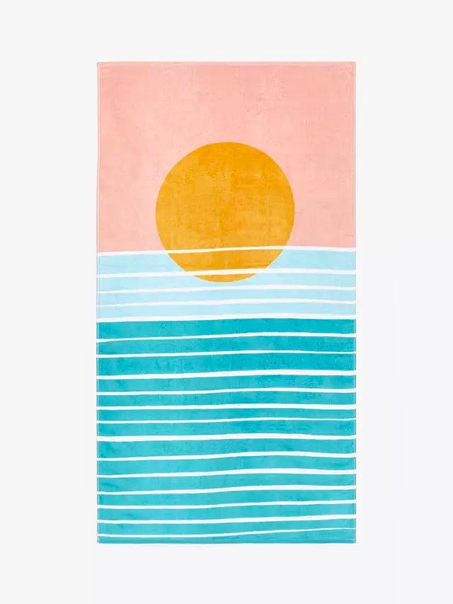 John Lewis Sunset Towel, £12